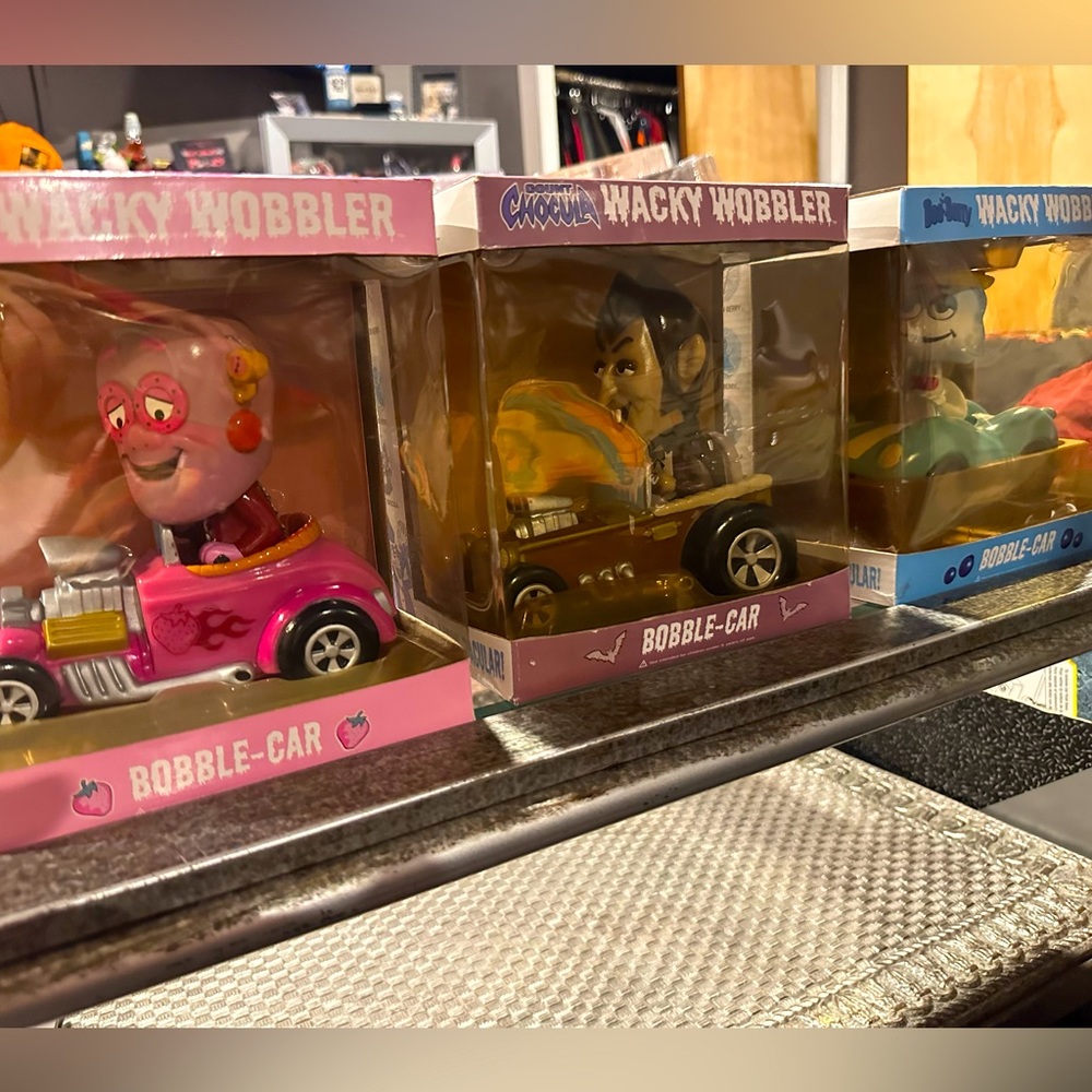 Funko™️ Count-Chocula™️, Franken-Berry™️ & Boo-Berry™️ collector’s Bobble Cars